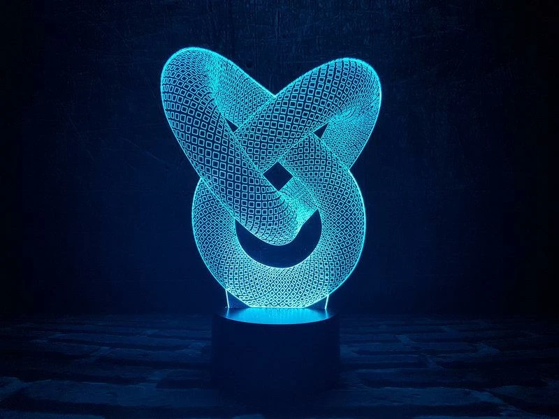 3D Світильник "Стрічка Мебіуса"