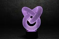 3D Світильник "Стрічка Мебіуса", фото 2