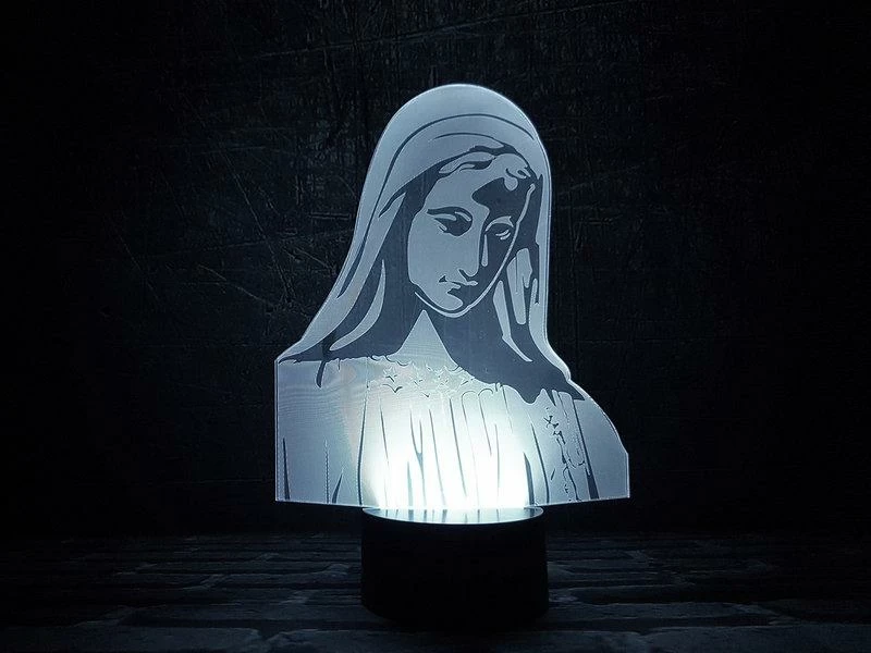 3D Світильник "Діва"
