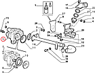Водяна помпа на Fiat Ducato 230, Peugeot Boxer, Citroen Jumper (1994-2002) 2.5/2.8, 504083122, 1201H5, фото 9