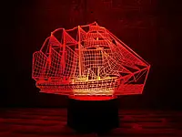 3D Светильник "Корабль"