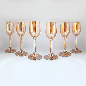 Набір чарок Bohemia Sylvia (Klara) 65 мл амбер 4S415/65