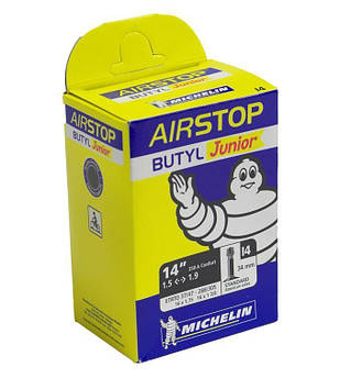Камера Michelin I4 AIRSTOP, місто 14"x1.75 — 16"x1.3/8 (37/47X288/305) ST