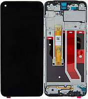 Дисплей модуль тачскрин OnePlus Nord N100 черный p/n: BV065WBM-L03-MB00 в рамке оригинал
