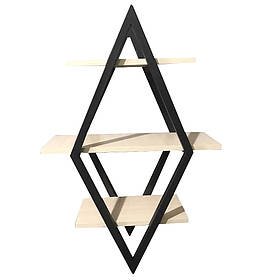 Навісна - настінна Полиця лофт 60*30*90* див. "Мірандела" LNK LOFT