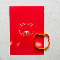 3D форми-вирубки для пряників "Кіт"