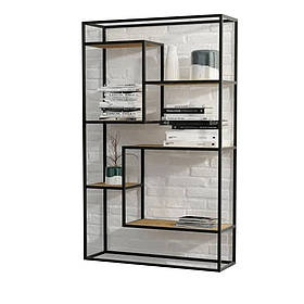 Навісна - настінна Полиця лофт 90*40*130 см "Lion" LNK LOFT