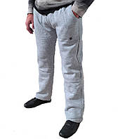Зимние трикотажные мужские штаны, теплые спортивные штаны - брюки для мужчин с карманами