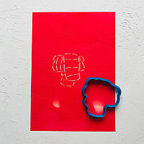 3D форми-вирубки для пряників "Шарф"