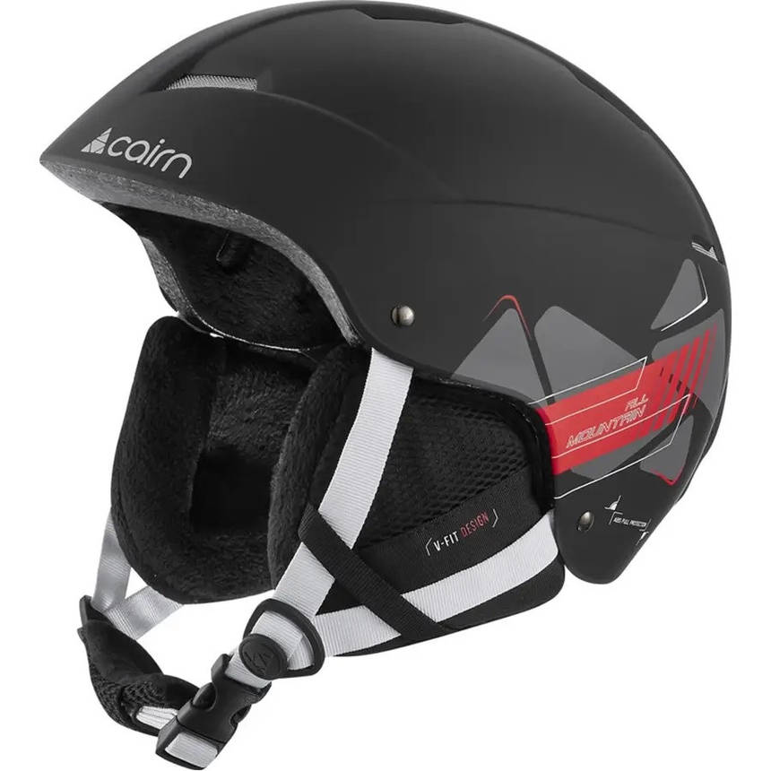 Шолом гірськолижний Cairn Andromed 61-62 Mat Black-Racing, фото 1