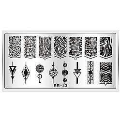 Пластина для стемпінгу RichColor №43