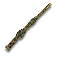 Трубка для Рапэ Типи (Tepi) Pirografado из бамбука с камнем К.TETP0200/4