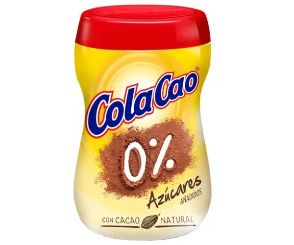 Какао Напиток Растворимый без Сахара Шоколадный Cacao Cola Cao 0% Azucares 300 г Испания - фото 2 - id-p1688351268