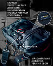 Сумка через плече чоловіча STRYKER з тканини тактична чорна А, фото 6