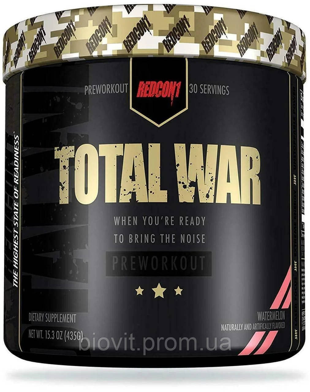 Предтренировочный комплекс (Pre-workout Total War) 441 г со вкусом голубой малины - фото 9 - id-p1496447799