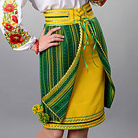 Современная украинская зауженная юбка из домотканого полотна №24 (44-54р.)