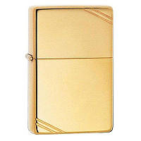 Бензиновая зажигалка Zippo 270 CLASSIC vintage high polish brass original 5.5 х 3.7 (Z270)