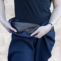 Штани жіночі зимові на хутрі 8XL — 10XL Лосини з кишенями теплі у великих розмірах, фото 5