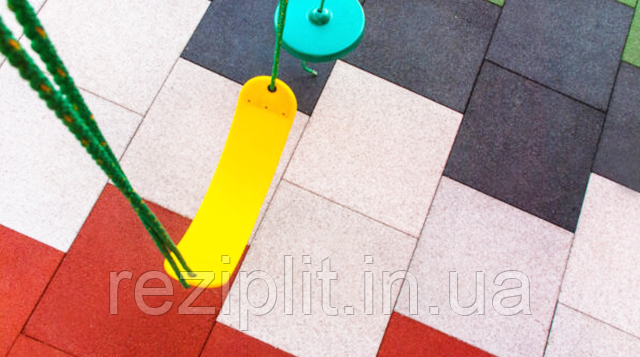 Гумова плитка для дитячих майданчиків