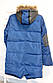 Пуховик дитячий куртка зимова подовжена на хлопчика 160, фото 6
