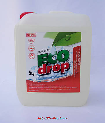 Очисник тканинного покриття хімчистка Eco Drop "Carpet Cleaner" 5 kg концентрат., фото 2