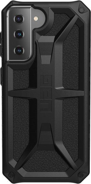 Оригінальний чохол UAG Monarch Black для Samsung Galaxy S21 SM-G991, фото 1