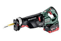 Акумуляторна шабельна пила Metabo SSEP 18 LTX BL MVT, 2*8 Ач (602258810)