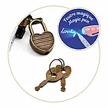 Блокнот на замочці з ультрафіолетовою ручкою Djeco Оанна DD03612, фото 3