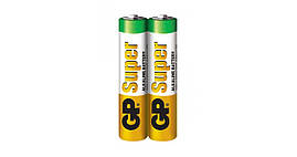 Батарейка GP 24A-S2 Alkaline. LR03 AAA 1.5 V. 2шт. Арт.24552