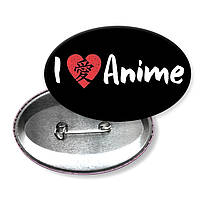 Значок. I love anime