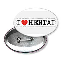 I Love HENTAI. Значок