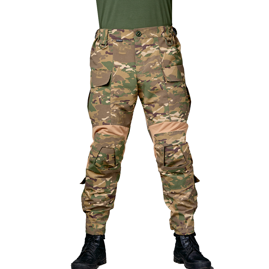 Штани тактичні з еластичними вставками Brotherhood Gorka Gen 3.0 мультикам, фото 1