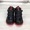 Черевики зимові для хлопчика чорні з червоним Bessky, фото 6