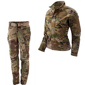 Комплект Жіночий Massif, Розмір: Large Short, FEMALE 2 PIECE FLIGHT SUIT, Вогнестійка, Колір: MultiCam