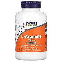 L-Arginine 700 мг Now Foods 180 капсул