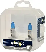 Автолампа Narva Range Power White H1 P14,5s 55 W темно-голубая