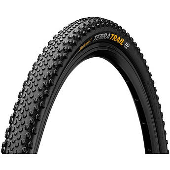 Покришка безкамерна Continental Terra Trail ShieldWall 28" ⁇ 700 x 35C ⁇ 28 x 1.35 чорна/кремова, складана,