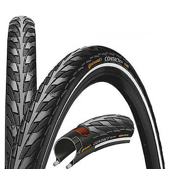 Покришка Continental Contact 28" / 700 X 47C ⁇ 28 X 1.75 чорна, нескладана, світловідбивна