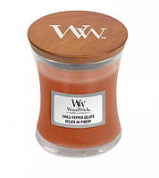 Ароматическая свеча с красным перцем и ванилью Woodwick Mini Chilli Pepper Gelato 85 г