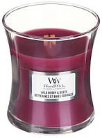 Ароматическая свеча с ароматом ягод, свёклы и апельсина Woodwick Medium Wild Berry & Beets 275 г