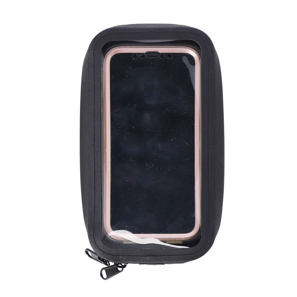 Сумка водонепроникна на кермо під телефон XLC, 18x9x4см, чорна, фото 1