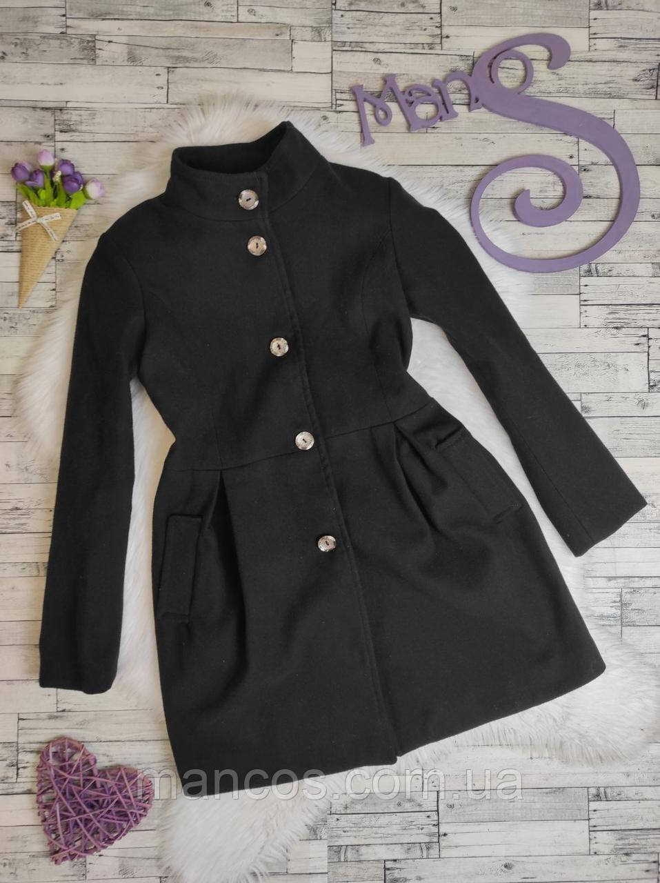 Дитяче пальто Exclusive для дівчинки чорне кашемірове Розмір 140