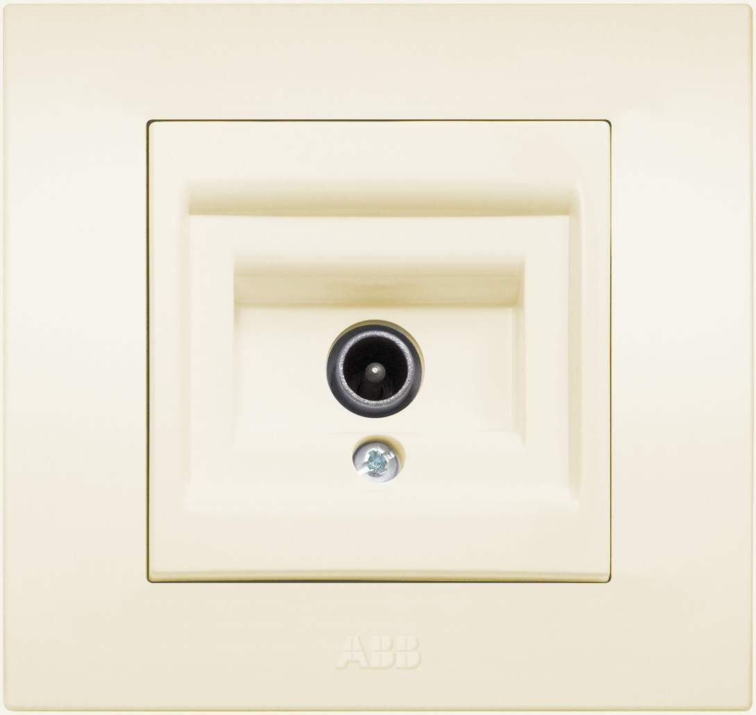 Розетка TV бежева Cosmo ABB