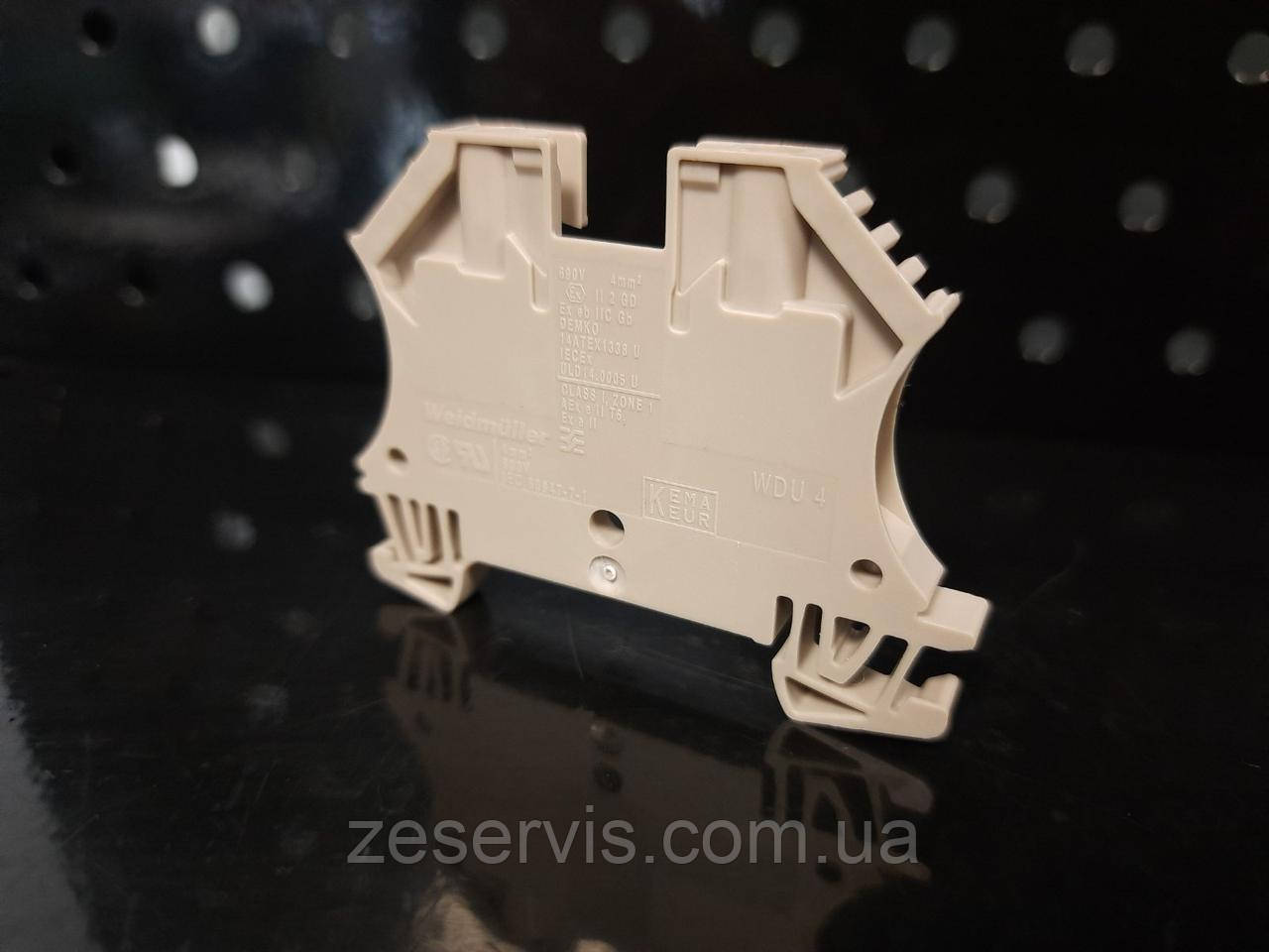 Клема прохідна Weidmuller WDU 4, фото 1