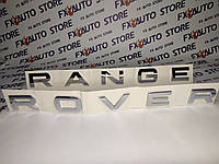 Эмблема шильдик логотип буквы надпись RANGE ROVER Хромированный 760 X 30 мм