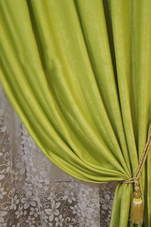 Шторы Софт- однотонные оливковые: продажа, цена в Киеве. Шторы ...
