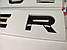 Емблема шильдик логотип букви напис RANGE ROVER Чорний глянець 760 X 30 мм, фото 4