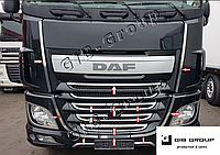 Накладки окантовка решетки подкова + решетка центральная DAF XF 106