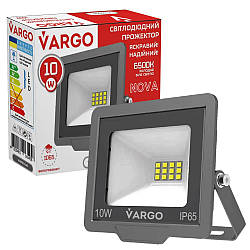 10W 900 lm 6500K світлодіодний led прожектор Vargo Nova 220V (116545)