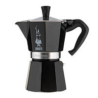 Гейзерная кофеварка Bialetti Moka Express Black (6 чашки - 270 мл)